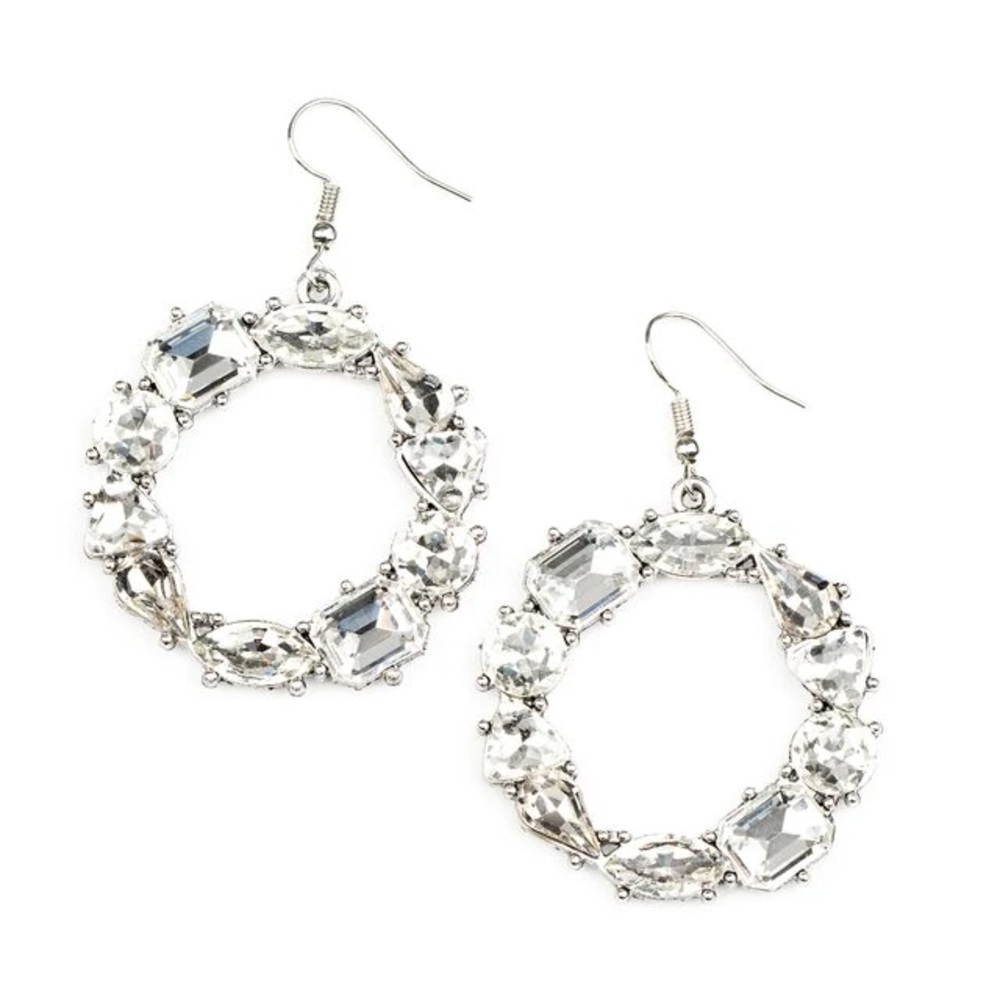 Sparkling Halo Hoops